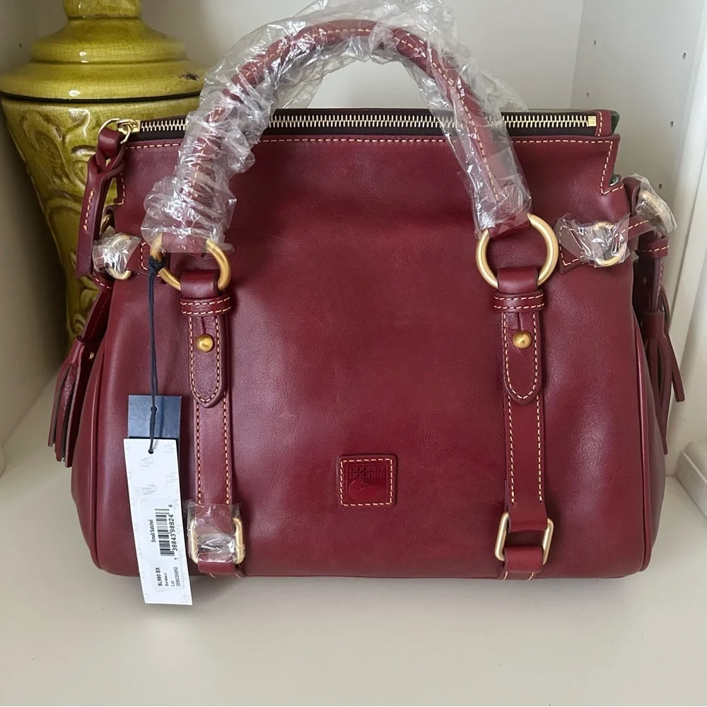 Dooney & Bourke Florentine Bordeaux - Picture 1 of 8